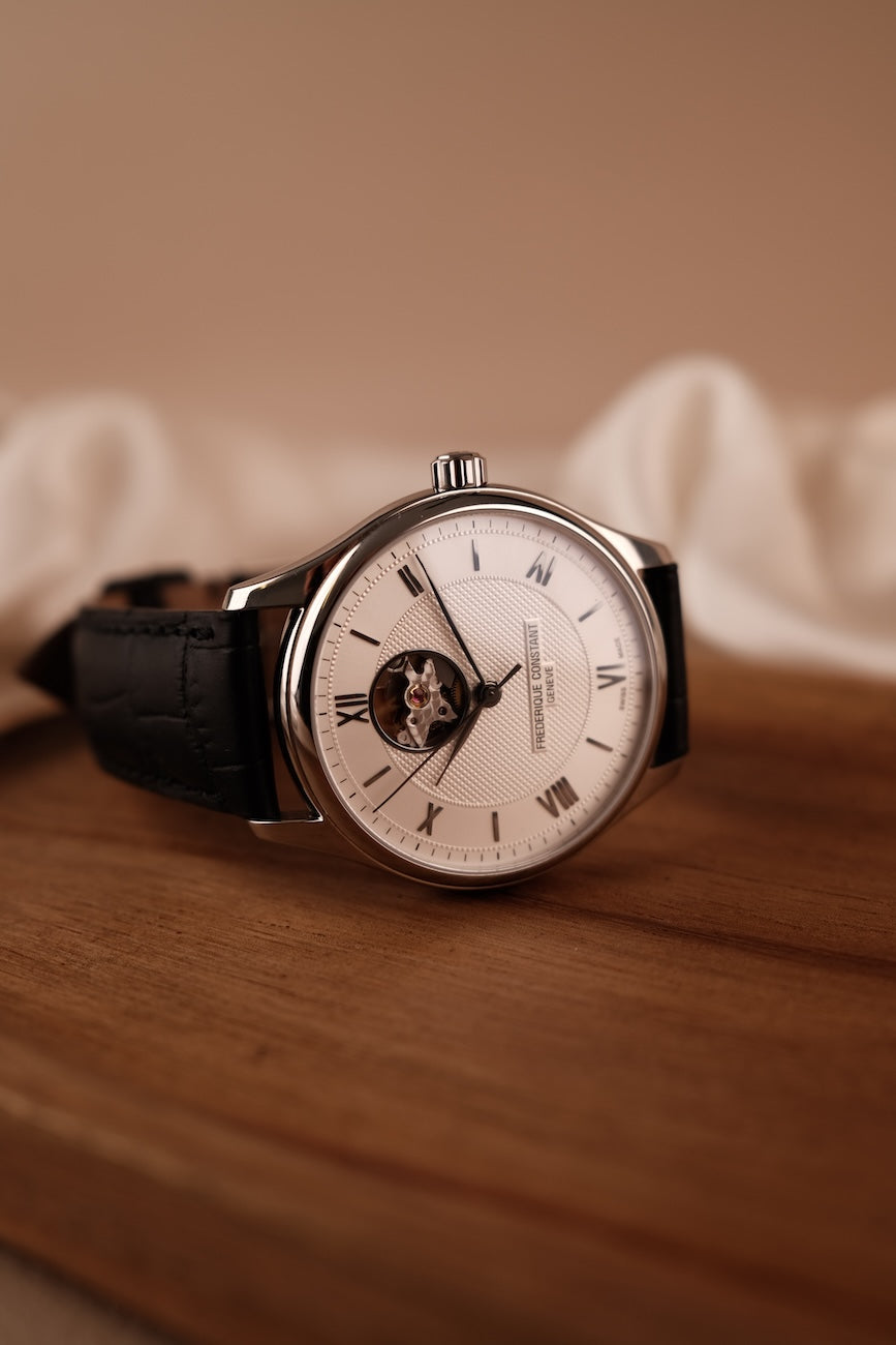 Frederique Constant Slimline Classic Heart Beat FC-310MS5B6 Box + og. Papiere