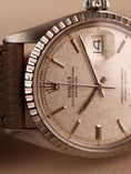 Charger l'image dans la visionneuse de la galerie, Rolex Datejust 36 1603 Box + og. Papiere Linen Pie Pan Dial SERVICED
