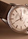 Charger l'image dans la visionneuse de la galerie, Rolex Datejust 36 1603 Box + og. Papiere Linen Pie Pan Dial SERVICED
