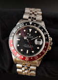 Cargar la imagen en la vista de la galería, Rolex GMT-Master II 16760 Box + og. Papiere "Fat Lady" Celebrations Dial Jubilee
