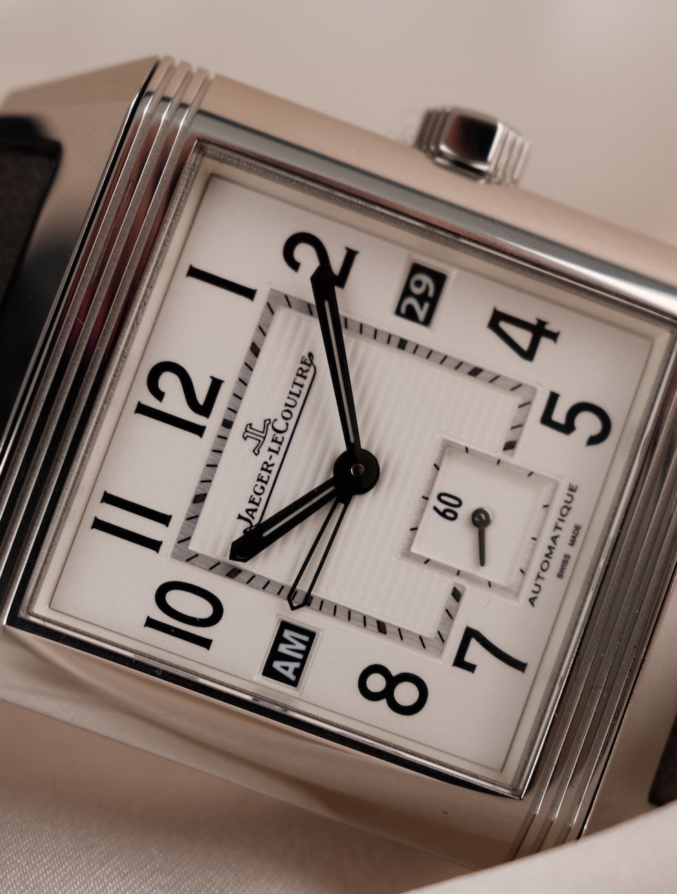 Jaeger-LeCoultre Reverso Squadra Hometime 7008420 Box + og. Papiere LC DE