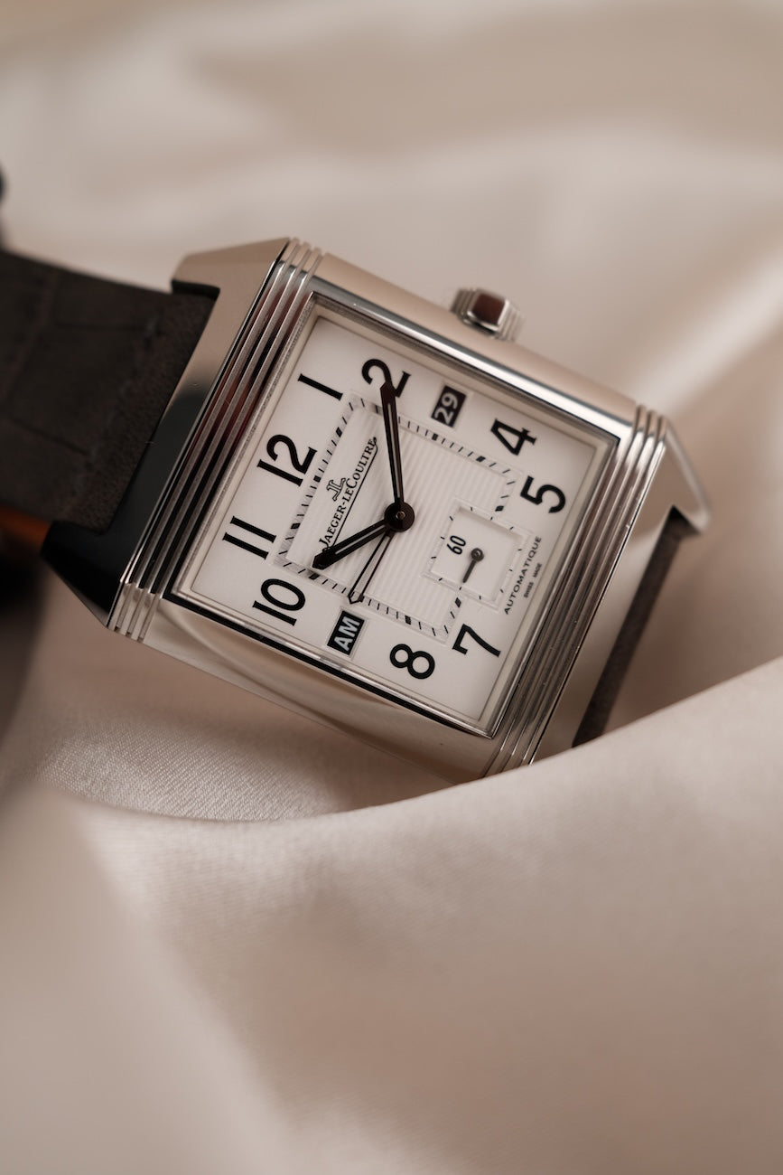 Jaeger-LeCoultre Reverso Squadra Hometime 7008420 Box + og. Papiere LC DE