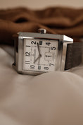 Charger l'image dans la visionneuse de la galerie, Jaeger-LeCoultre Reverso Squadra Hometime 7008420 Box + og. Papiere LC DE
