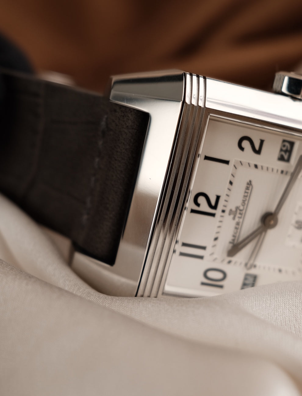 Jaeger-LeCoultre Reverso Squadra Hometime 7008420 Box + og. Papiere LC DE