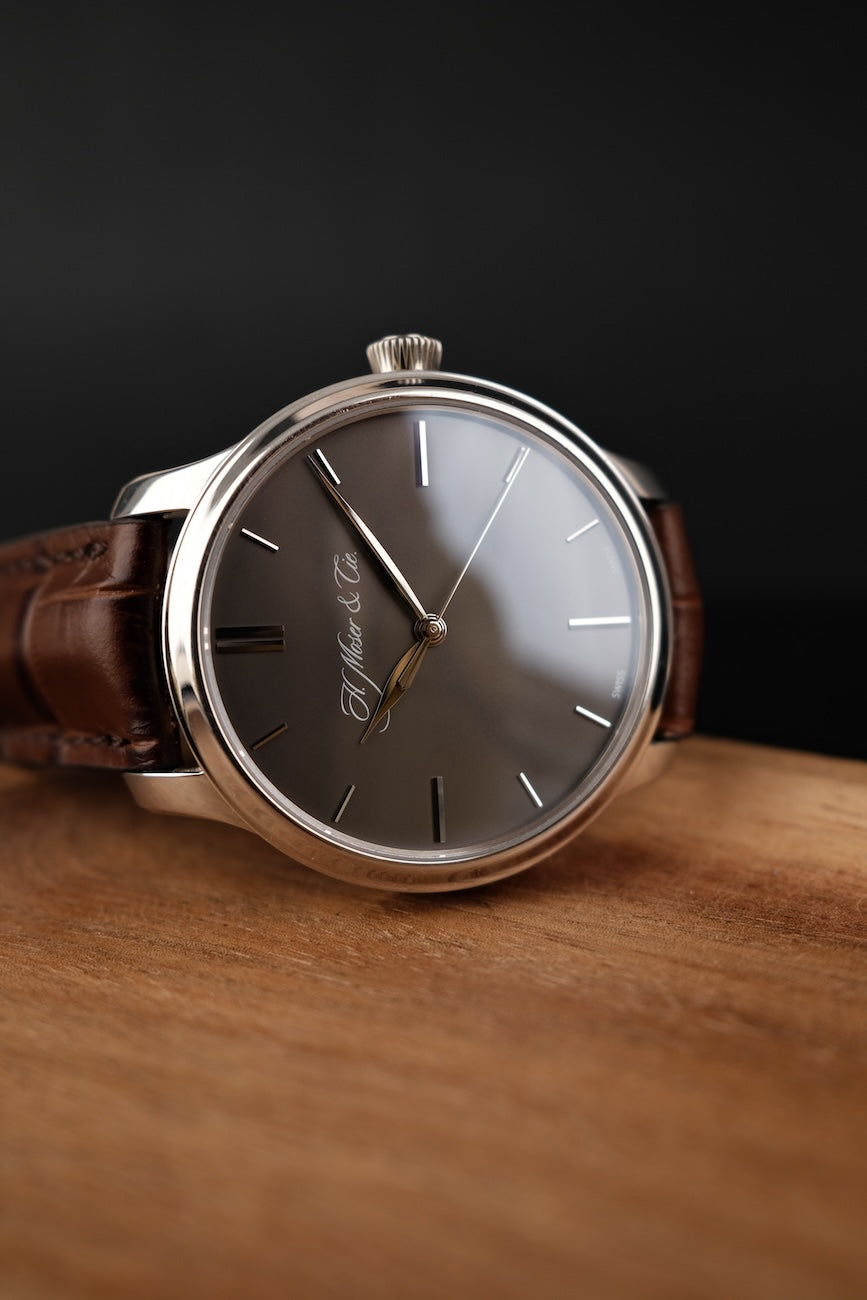 H.Moser & Cie Endeavour Monard Centre Seconds 343505015 Box + og. Papiere Platinum