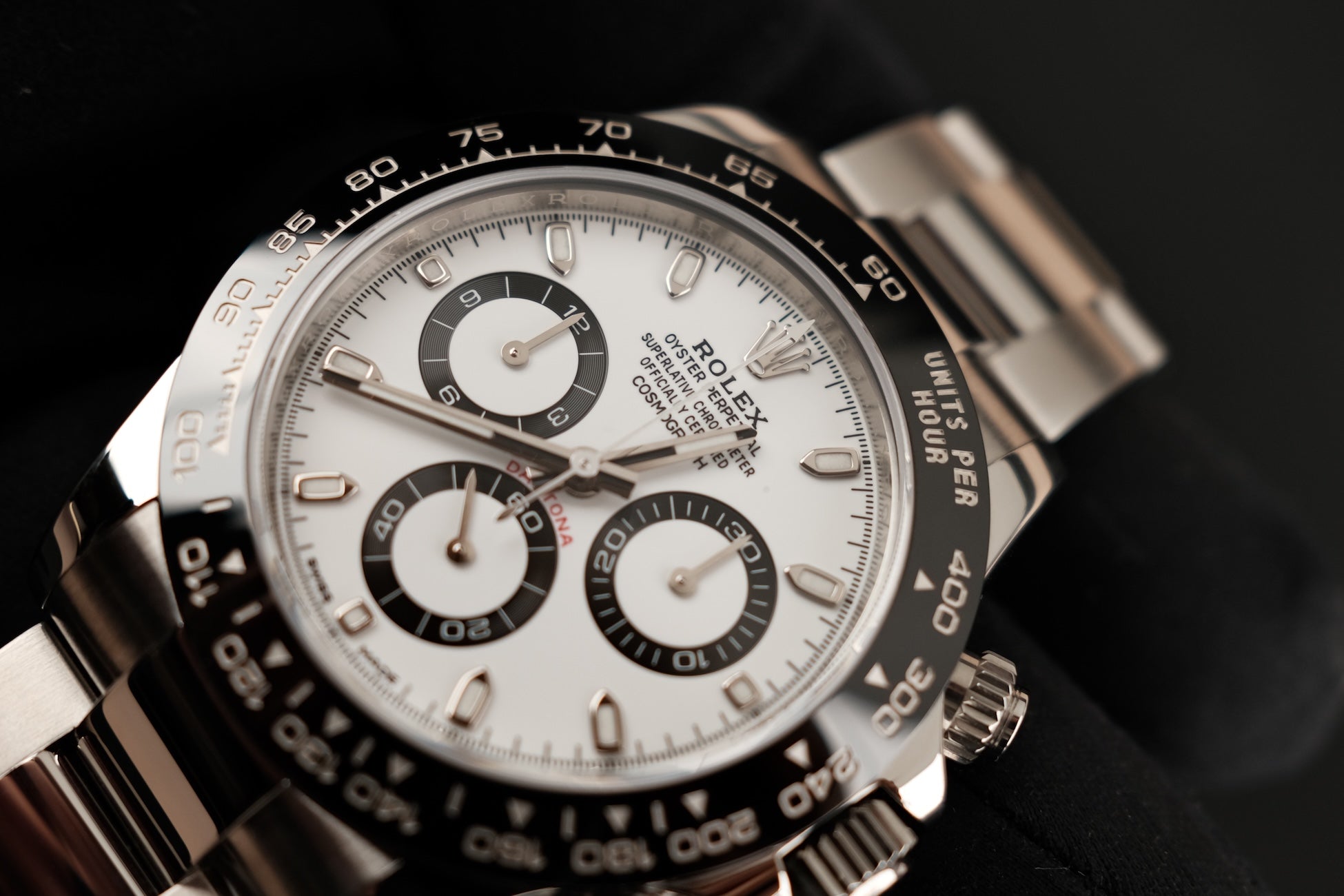 Rolex Daytona 116500LN Box + og. Papiere White Dial Panda, First Buyer's Invoice, LC EU