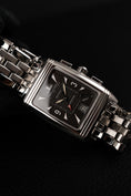 Load image into Gallery viewer, Jaeger-LeCoultre Reverso Gran Sport Chronograph 295859 Box + og. Papiere Rare Black Dial, 2024 Jaeger LeCoultre Service, LC DE
