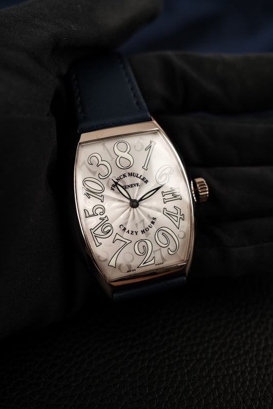 Franck Muller Crazy Hours  7851CH  Box + og. Papiere Whitegold