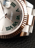 Bild in Galerie-Betrachter laden, Rolex Datejust 41 126331 Box + og. Papiere Steel/Rosegold, Wimbledon Dial
