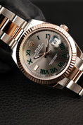 Carica l'immagine nel visualizzatore della galleria, Rolex Datejust 41 126331 Box + og. Papiere Steel/Rosegold, Wimbledon Dial
