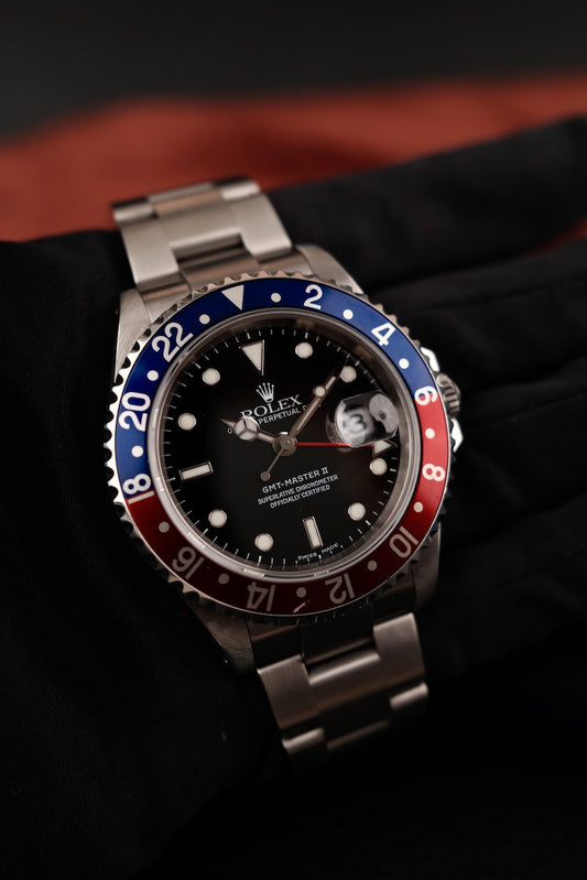 Rolex GMT-Master II 16710  Box + og. Papiere Pepsi