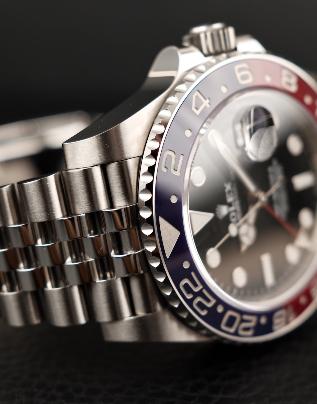 Rolex GMT-Master II 126710BLRO Box + og. Papiere "Pepsi", Jubilee Band