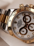 Bild in Galerie-Betrachter laden, Rolex Daytona 116523 Box + og. Papiere S/G Diamond Dial LC100
