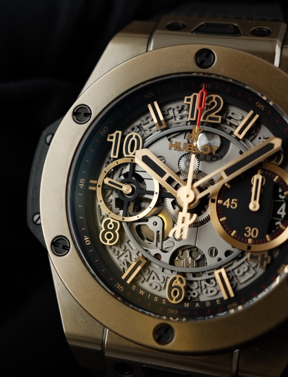 Hublot Big Bang Unico 441MX1138RX Box + og. Papiere Full Magic Gold Big Limited to 200 pieces, First Buyer's Invoice