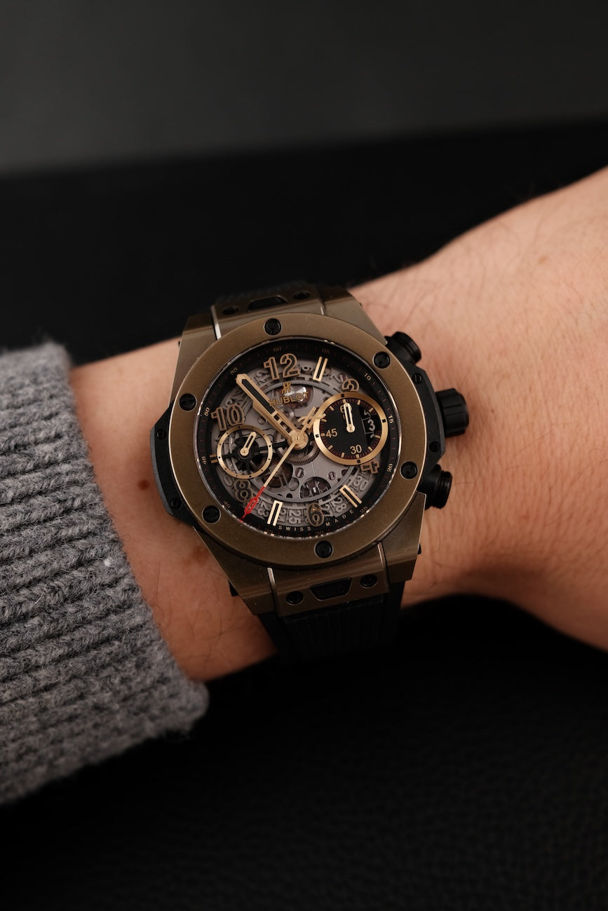 Hublot Big Bang Unico 441MX1138RX Box + og. Papiere Full Magic Gold Big Limited to 200 pieces, First Buyer's Invoice