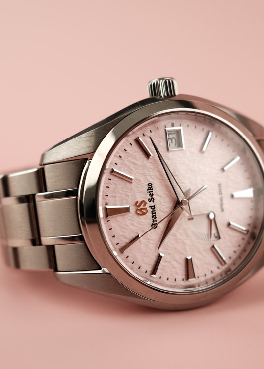 Grand Seiko Heritage SBGA497G Box + og. Papiere "Pink Snowflake" Limited 20th Anniversary Edition, First Buyer's Invoice