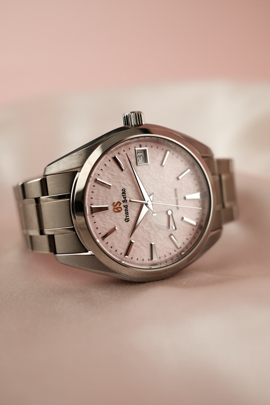 Grand Seiko Heritage SBGA497G Box + og. Papiere "Pink Snowflake" Limited 20th Anniversary Edition, First Buyer's Invoice