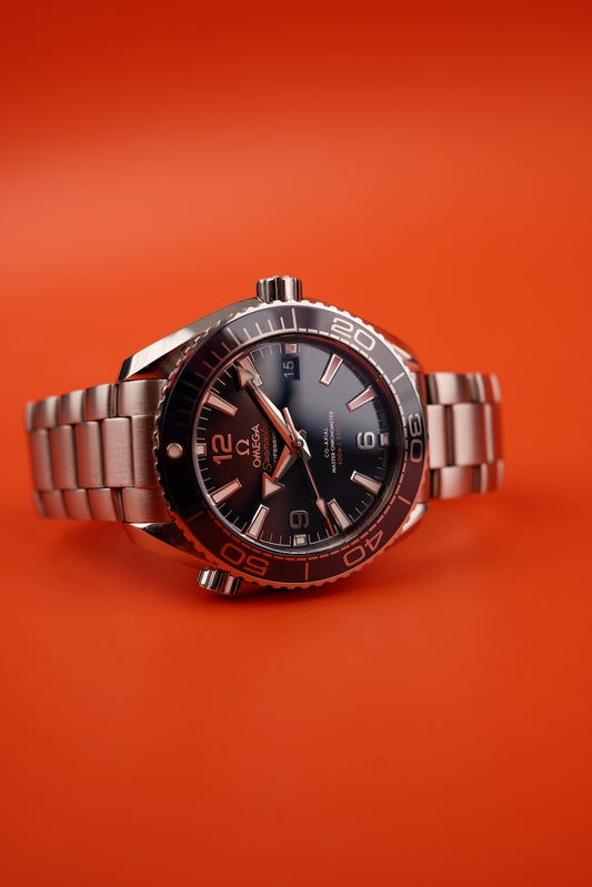 Omega Seamaster Planet Ocean 21530402003001 Box + og. Papiere German Delivered, First Buyer's Invoice