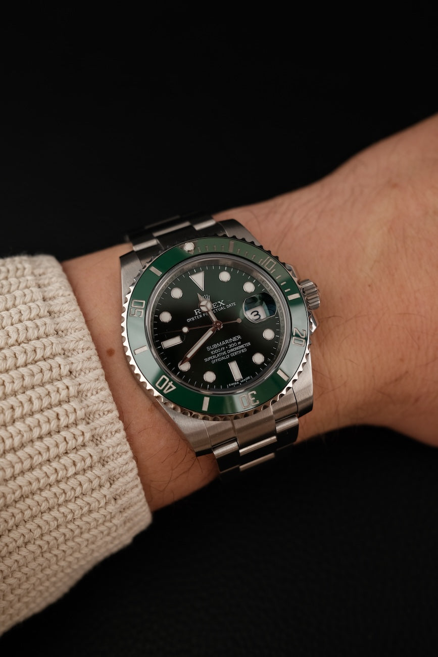 Rolex Submariner Date "Hulk" 2014 116610LV Box + og. Papiere LC EU