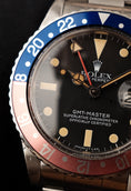 Carica l'immagine nel visualizzatore della galleria, Rolex GMT-Master "Pepsi" 16750 Box Matte Tritium Dial and Hands Rolex Service 2017
