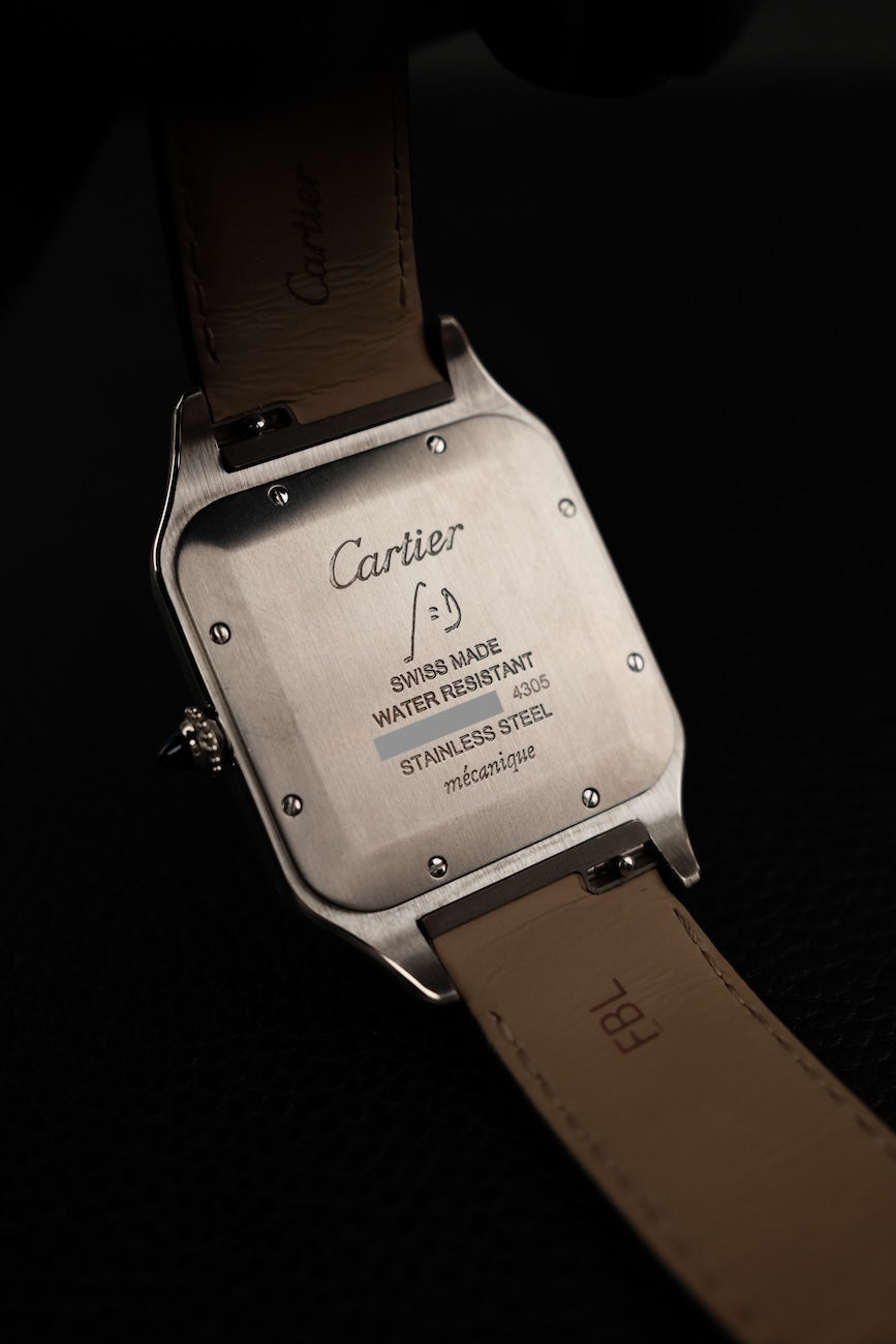 Cartier Santos Dumont WSSA0032 Box + og. Papiere Steel