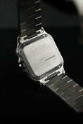 Load image into Gallery viewer, Cartier Santos WSSA0061 Box + og. Papiere Green Dial, First Buyer's Invoice, German Delivered
