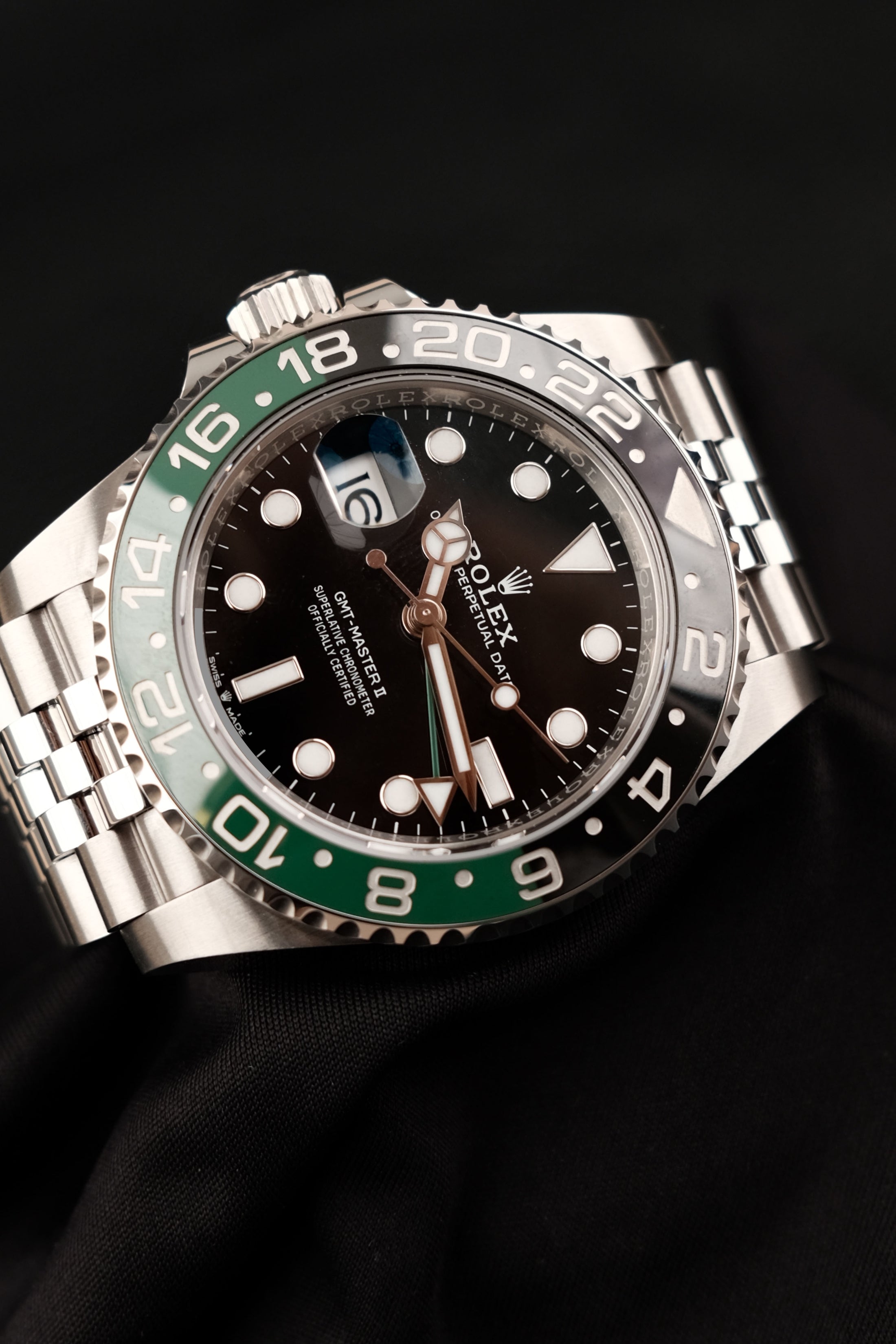 Rolex GMT-Master II "Sprite" 126720VTNR Box + og. Papiere New