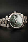 Bild in Galerie-Betrachter laden, Rolex Datejust 41 Mintgreen 126334 Box + og. Papiere Oyster
