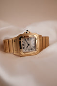 Load image into Gallery viewer, Cartier Santos Galbée 887901 Box + og. Papiere 18k Gold, Open Papers
