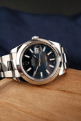 Cargar la imagen en la vista de la galería, Rolex Datejust II 116300 Box + og. Papiere Blue Stick Dial
