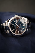 Cargar la imagen en la vista de la galería, Rolex Datejust II 116300 Box + og. Papiere Blue Stick Dial
