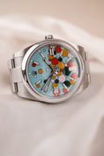 Bild in Galerie-Betrachter laden, Rolex Oyster Perpetual 41mm 124300 Box + og. Papiere Turquoise Celebration Dial, New
