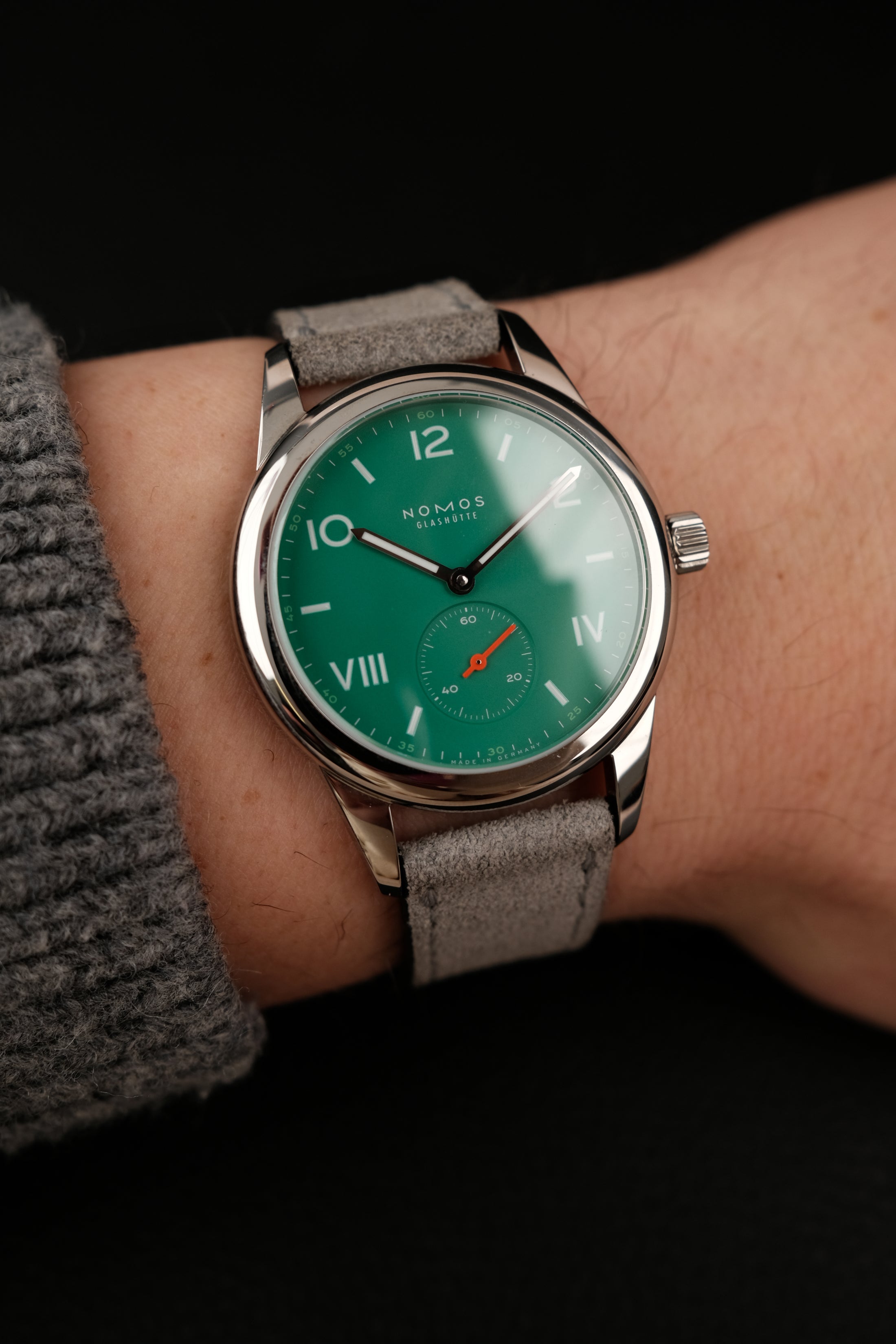 Nomos Club Campus Electric Green 715 Box + og. Papiere