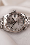 Bild in Galerie-Betrachter laden, Rolex Datejust 31 178274 Box + og. Papiere Silver Diamond Dial SERVICED
