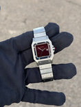 Cargar la imagen en la vista de la galería, Cartier Santos Carrée  2960 Service Papers/Extrakt "Burgundy", Cartier Service 2025
