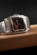 Load image into Gallery viewer, Cartier Santos Carrée  2960 Service Papers/Extrakt "Burgundy", Cartier Service 2025
