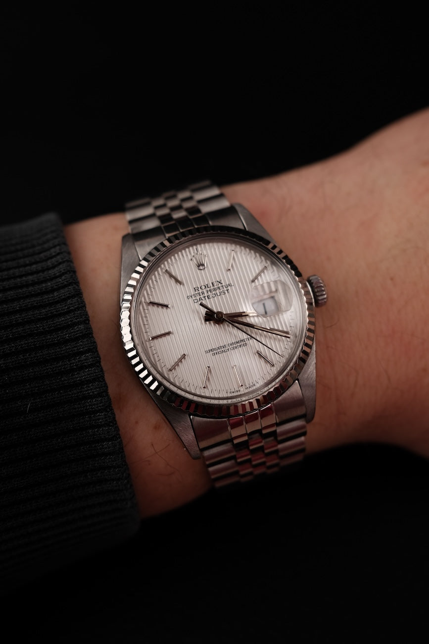 Rolex Datejust 36 16014 Tapestry Dial