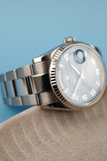 Load image into Gallery viewer, 118239 Day-Date 36 118239 Original Papiere Blue Wave Dial, White Gold, Serviced
