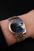 Bild in Galerie-Betrachter laden, Rolex Datejust 36 16233 Box + og. Papiere Blue Dial, S/G, Serviced
