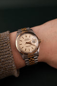 Load image into Gallery viewer, Rolex Datejust 36 16013 Box + og. Papiere S/G, Houndstooth Dial, LC100
