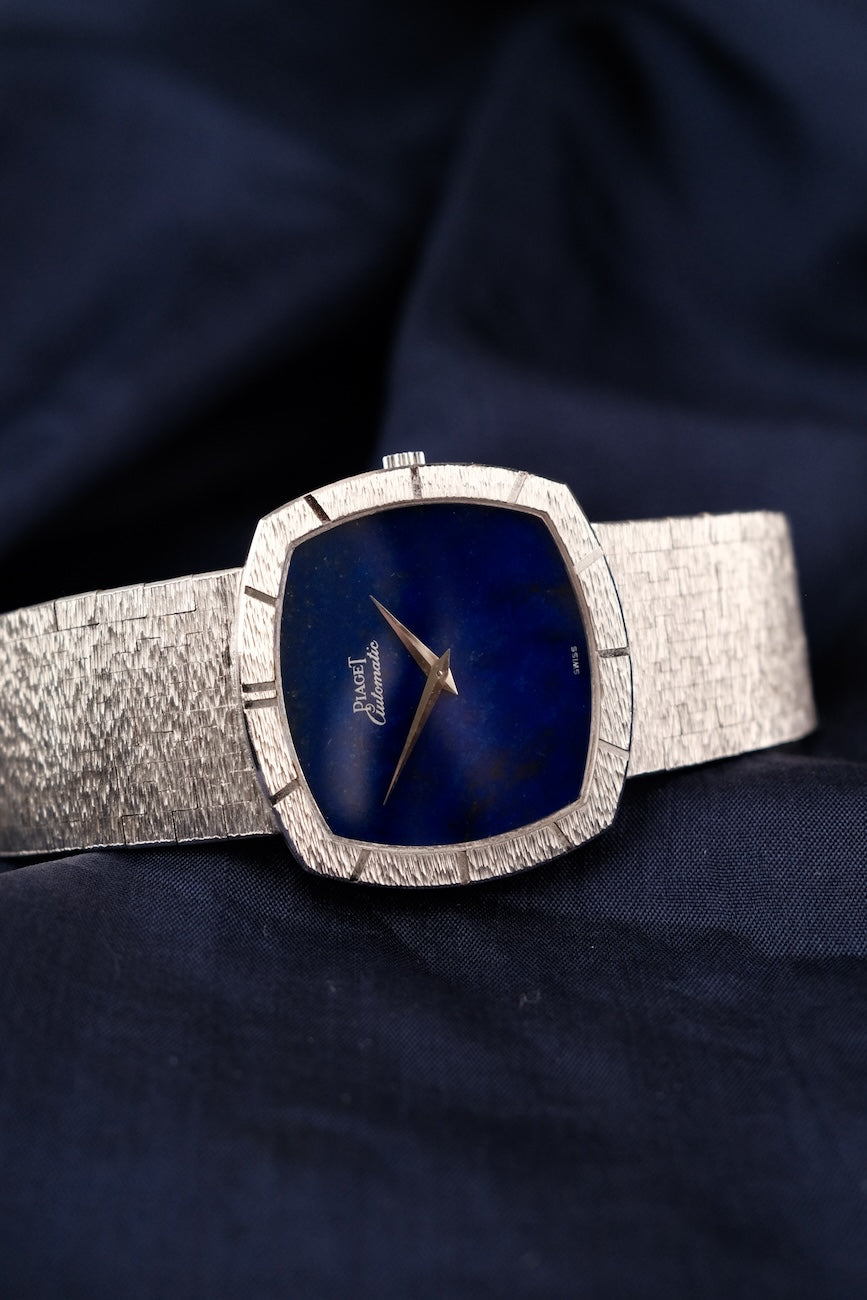 Piaget TV Lapis Lazuli 12421 RARE Unpolished No Cracks Uncut Bracelet