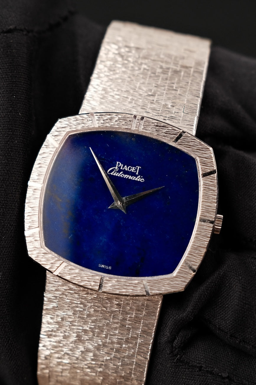 Piaget TV Lapis Lazuli 12421 RARE Unpolished No Cracks Uncut Bracelet