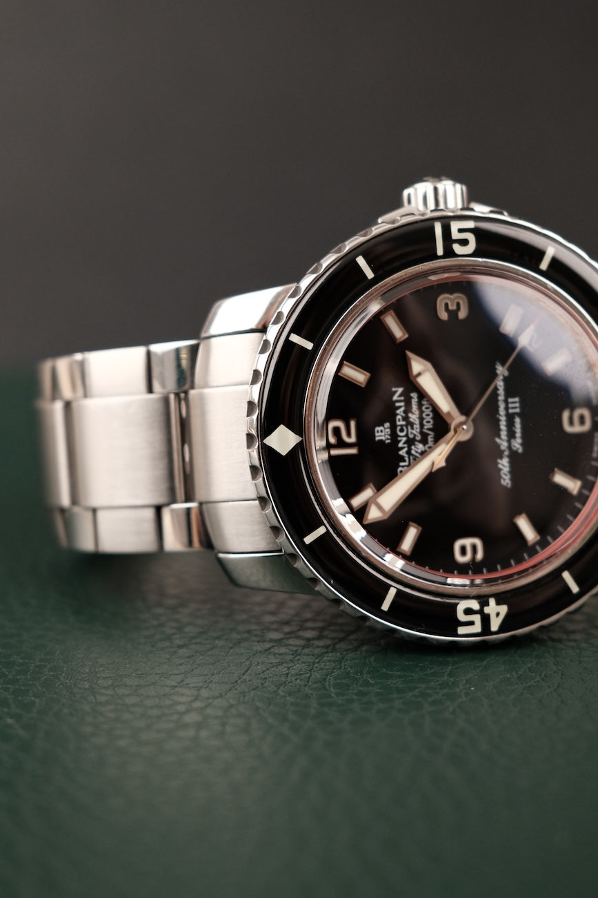 Blancpain Fifty-Fathoms Limited 50th Anniversary Series III 2200-1130 Box + og. Papiere Collector´s Set