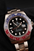 Bild in Galerie-Betrachter laden, Rolex GMT-Master II Whitegold 116719BLRO Box + og. Papiere PEPSI Rolex Service Black Dial Oyster
