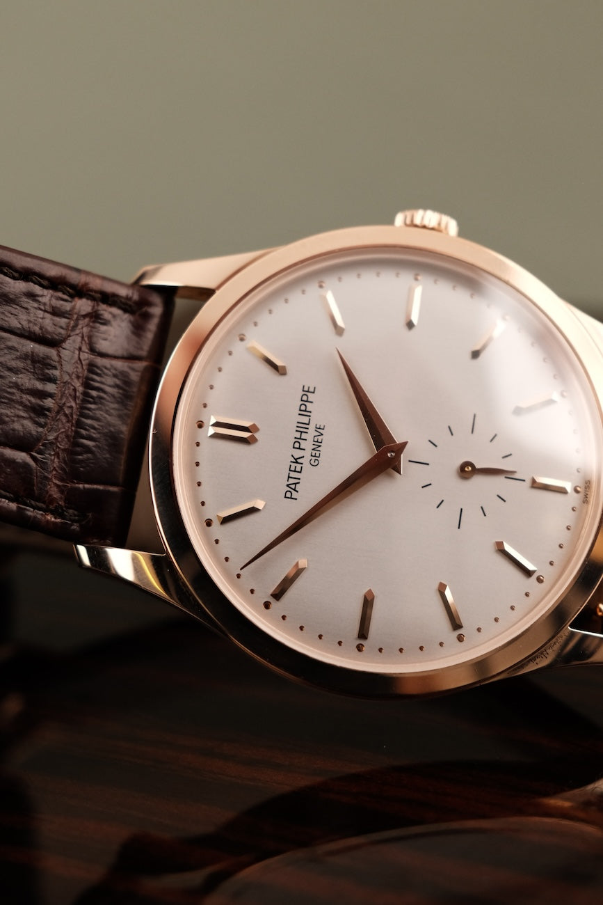 Patek Philippe Calatrava 5196R-001 Box + og. Papiere 18k Rosegold