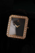 Load image into Gallery viewer, Piaget Protocol 90155 Factory Diamond Dial Black "Tapestry Dial"
