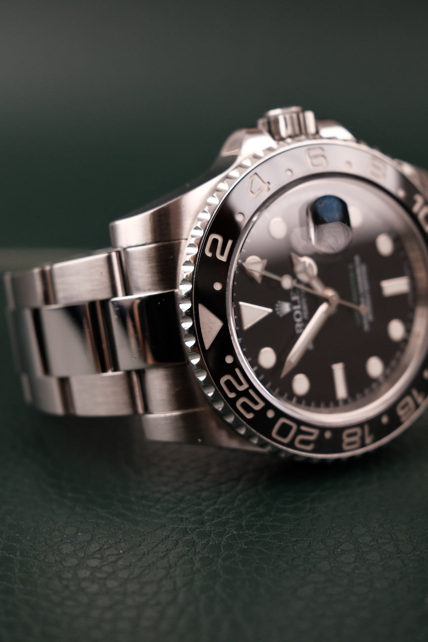 Rolex GMT-Master II 116710LN Box + og. Papiere Rectangular Dial, Rolex Service 2012