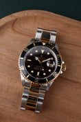 Bild in Galerie-Betrachter laden, Rolex Submariner 16613 Box + og. Papiere Black Dial LC 100
