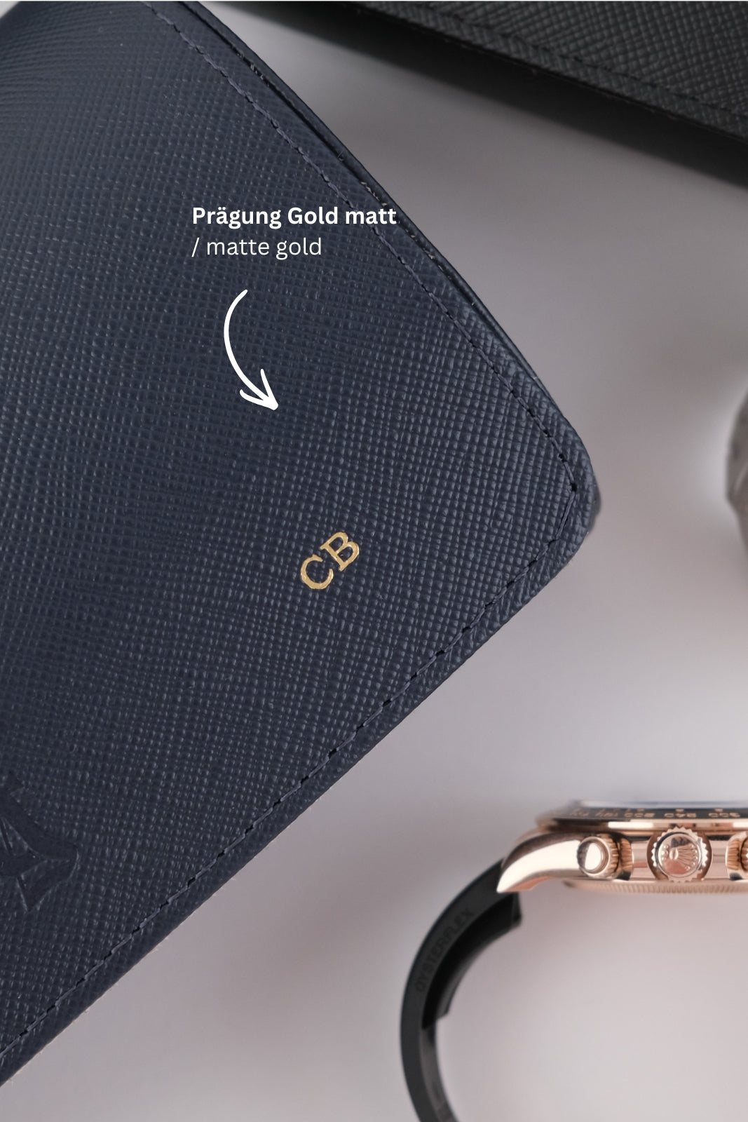 Uhrenrolle 2 - Medium - Forest Green & Milky Coffee