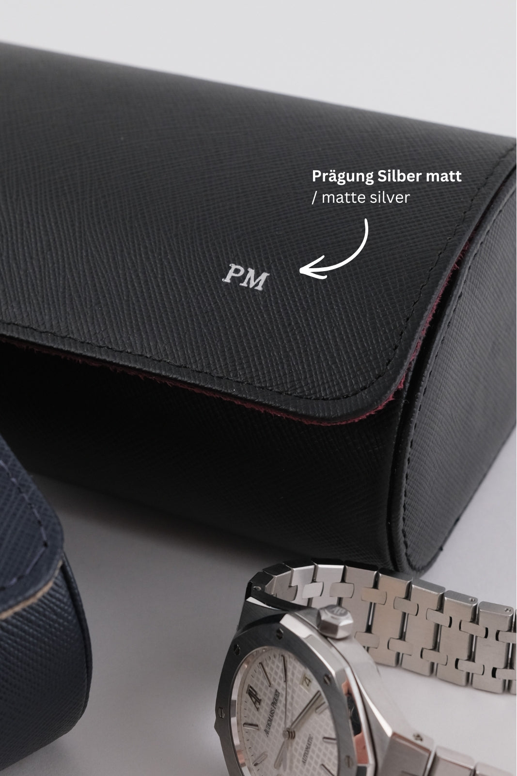 Uhrenrolle 2 - Medium - Forest Green & Milky Coffee